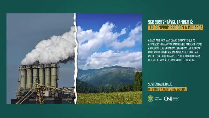 Peça oficial da campanha sobre Carbono Zero