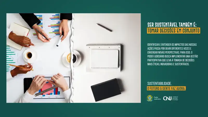 Peça oficial da campanha sobre Gestão Participativa