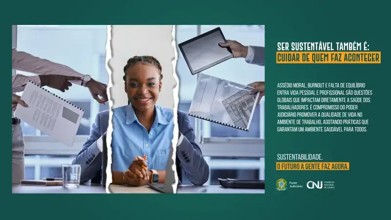Peça oficial da campanha sobre Qualidade de Vida no Trabalho