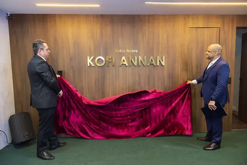 Cerimônia de inauguração do Salão Nobre Kofi Annan, em Brasília