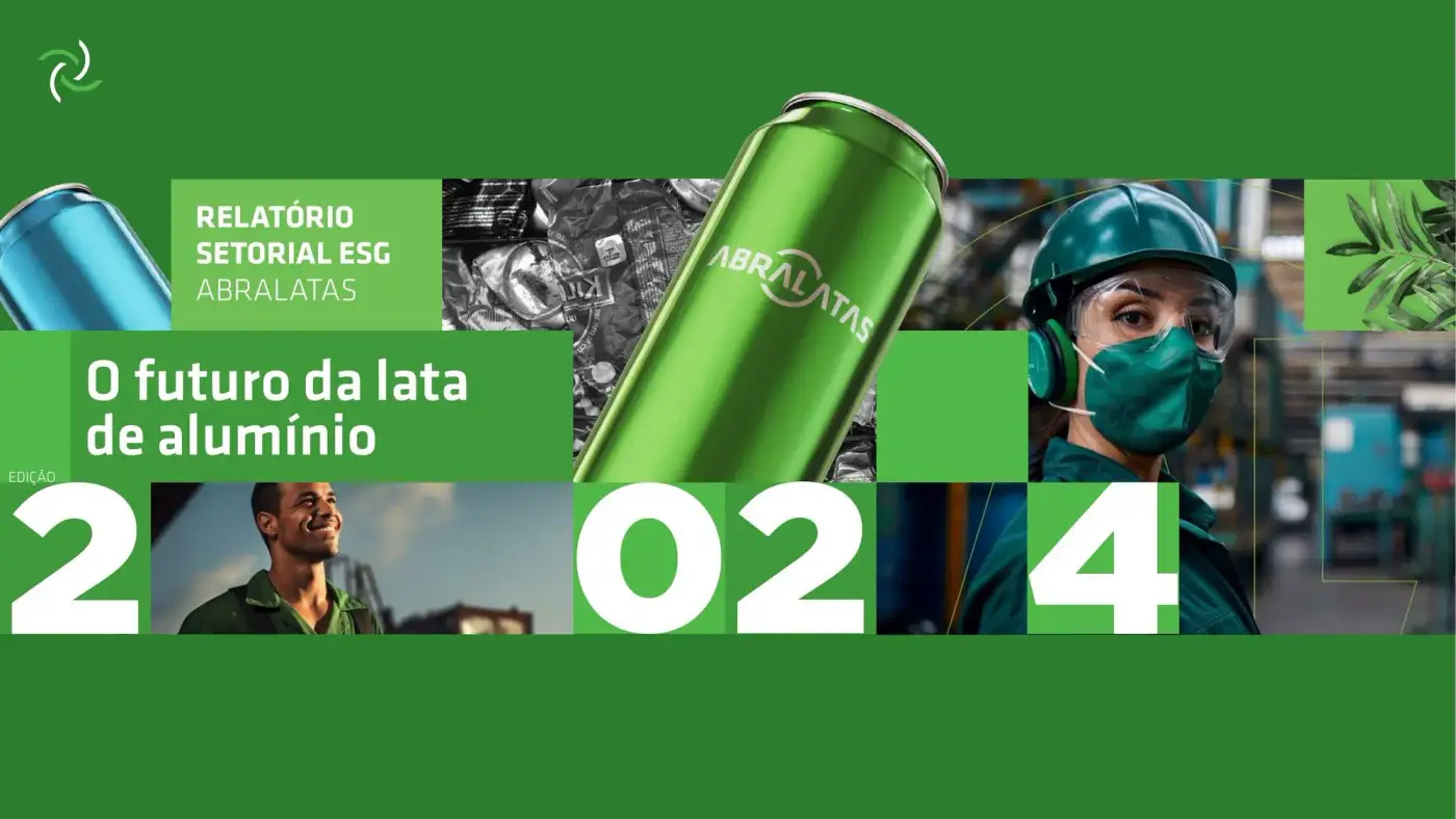 Capa do Relatório Setorial ESG Abralatas 2024