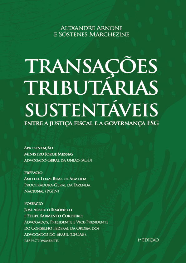 Capa do livro Transações Tributárias Sustentáveis